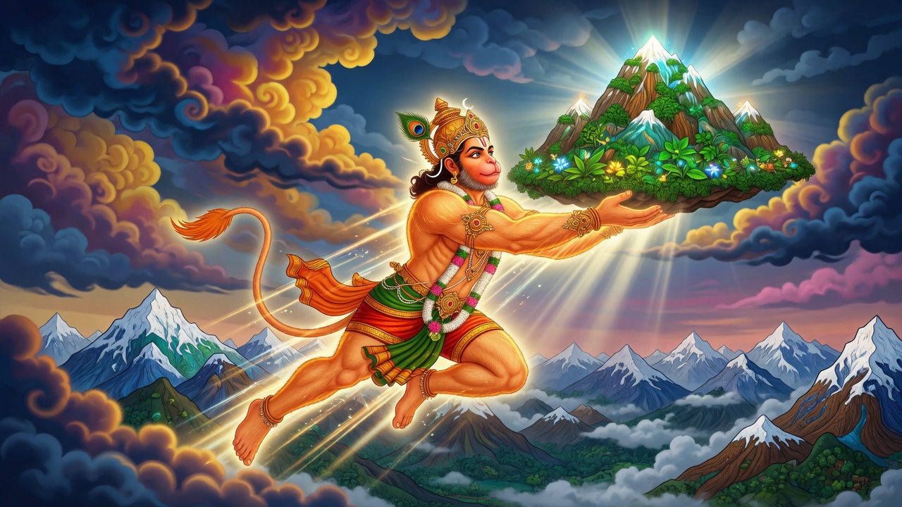 Saving Lakshmana