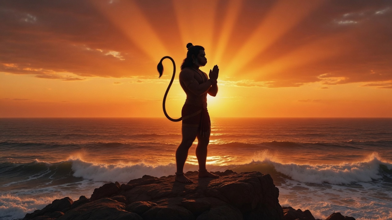 Hero at sunset