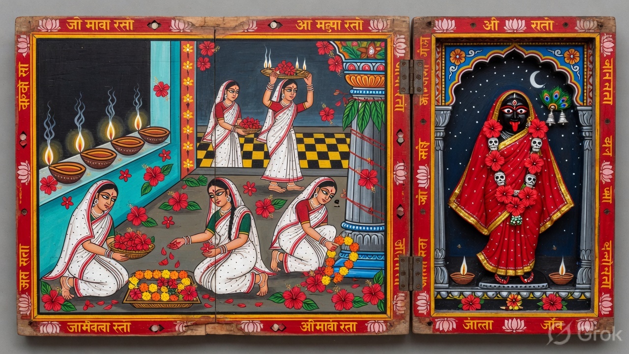 Bengal Kali puja night