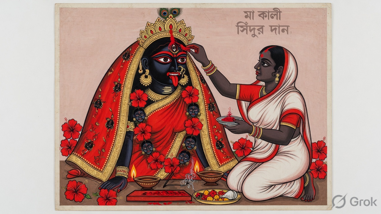 Sindoor adornment