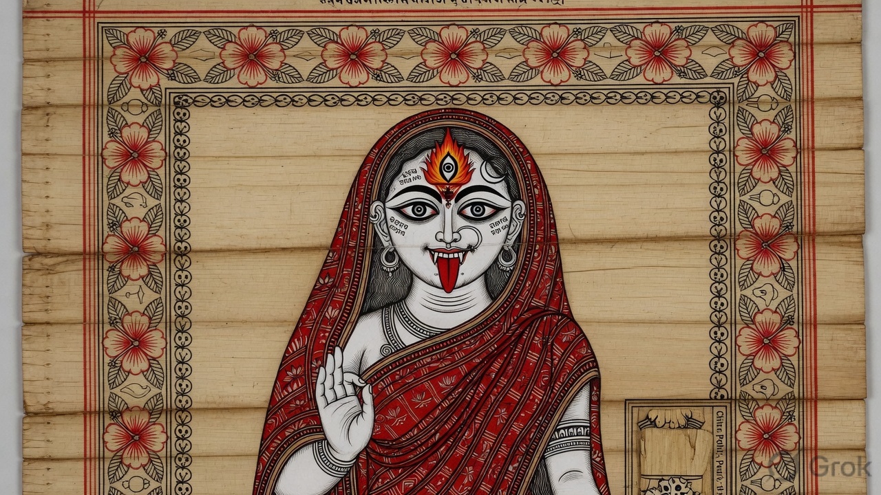Kali aarti · Bengal pith