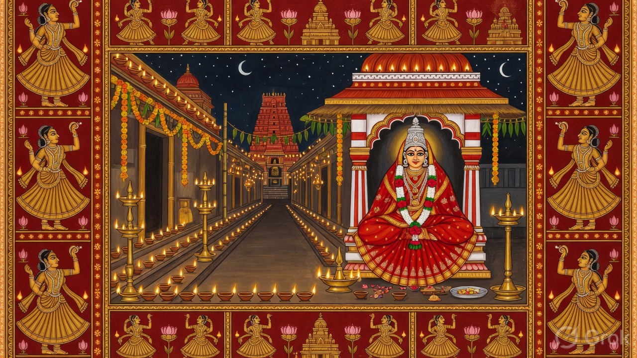Kalighat at night