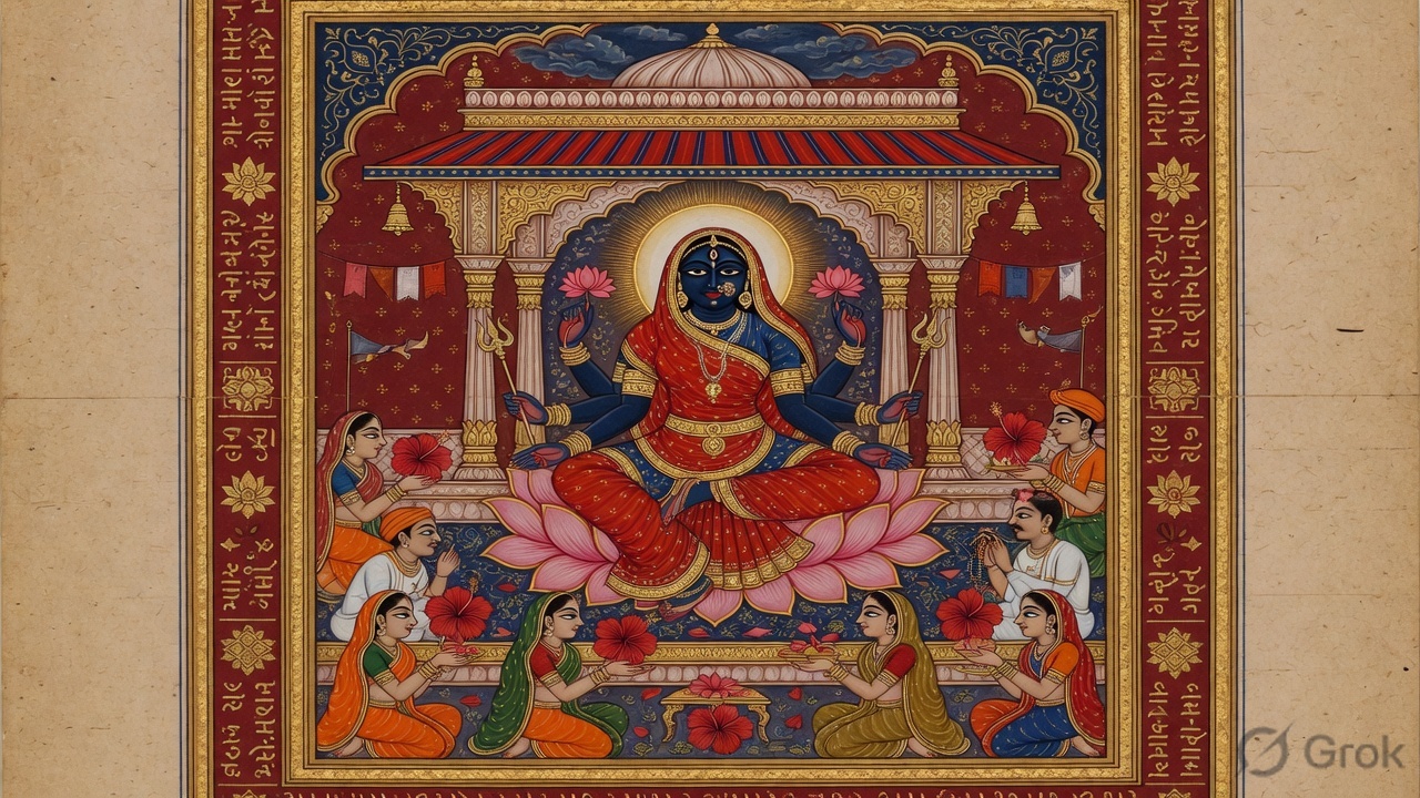 Seated Kali