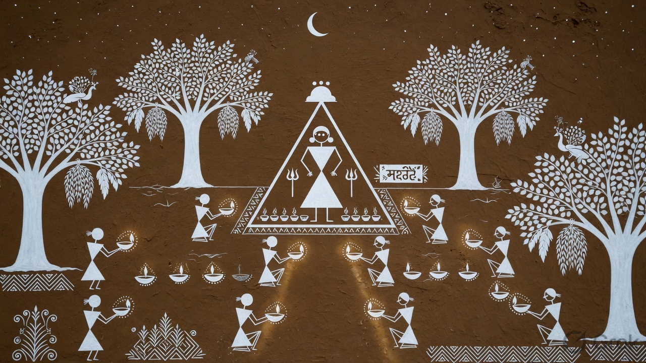 Lamps of peace at the pyre-ground