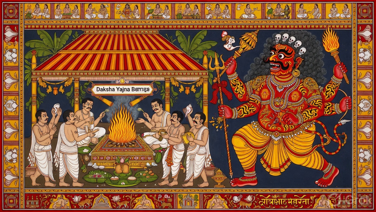 Daksha's sacrifice interrupted